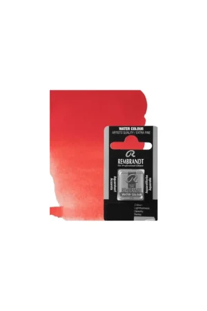 ACUARELA REMBRANDT  MEDIA PASTILLA 306 ROJO CADMIO OSCURO SERIE 3 Pago Seguro