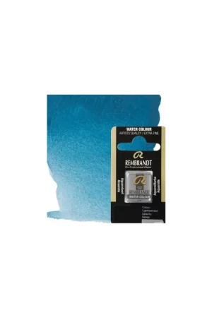 ACUARELA REMBRANDT  MEDIA PASTILLA 550 AZUL CERULEO OSCURO SERIE 3 Alta Calidad