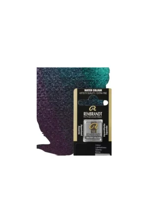 Precio Económico ACUARELA REMBRANDT  MEDIA PASTILLA 862 VIOLETA AZUL ORO CAMALEON SERIE 3