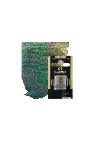 ACUARELA REMBRANDT MEDIA PASTILLA 863 AZUL VERDE ORO CAMALEON SERIE 3 Envío Internacional