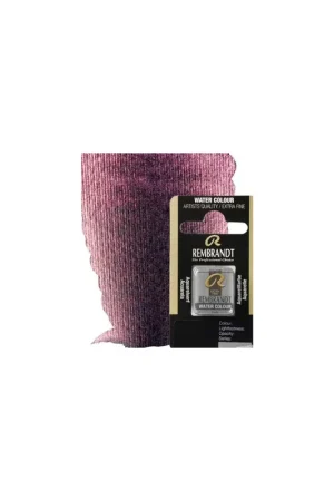 ACUARELA REMBRANDT  MEDIA PASTILLA 867 ROSA PURPURINA SERIE 3 De Moda