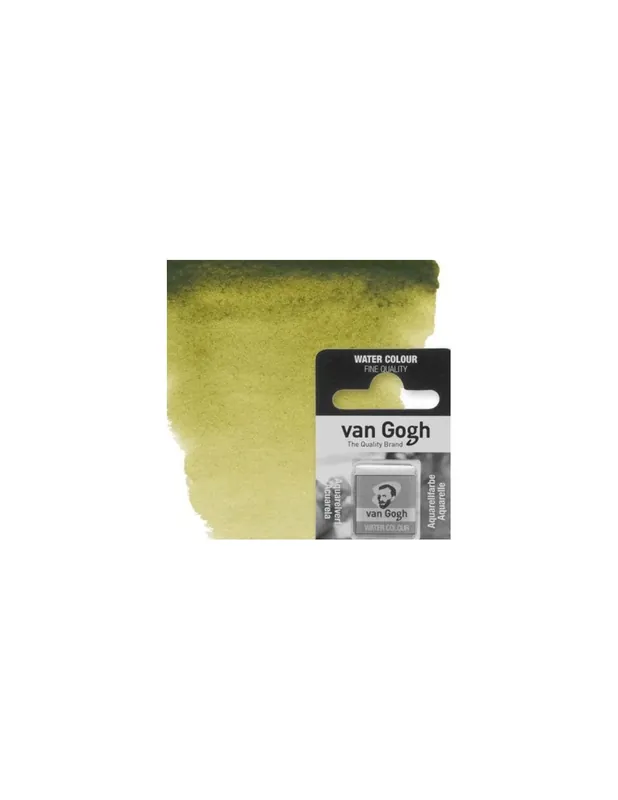 Directo De Fábrica ACUARELA VAN GOGH MEDIA PASTILLA 620 VERDE OLIVA