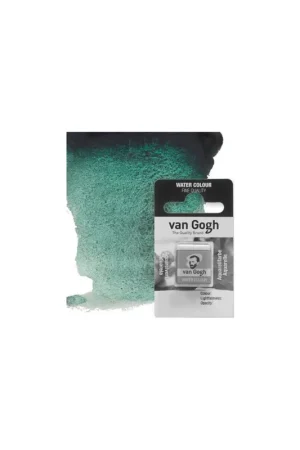 Última Versión ACUARELA VAN GOGH MEDIA PASTILLA 630 CREPUSCULO VERDE