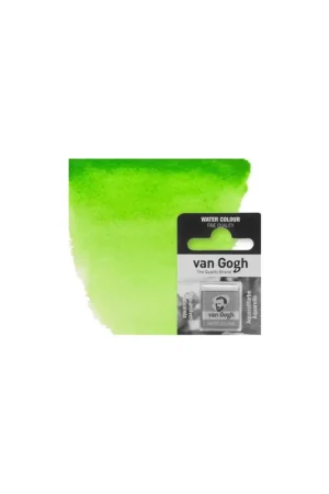 Gran Oferta ACUARELA VAN GOGH MEDIA PASTILLA 633 VERDE AMARILLO PERMANENTE