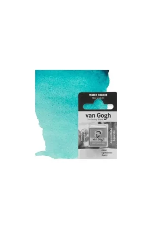 Moderno ACUARELA VAN GOGH MEDIA PASTILLA 661 VERDE TURQUESA