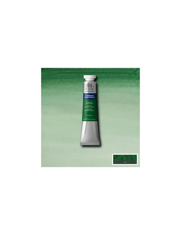 Exclusivo WINSOR & NEWTON ACUARELA COTMAN 8ML VERDE DE HOOKER OSCURO
