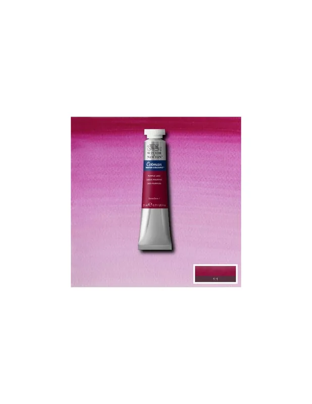 WINSOR & NEWTON ACUARELA COTMAN 8ML LACA PÚRPURA Promoción Exclusiva