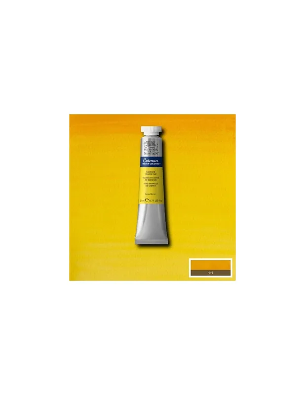 WINSOR & NEWTON ACUARELA COTMAN 21ML TONO AMARILLO DE CADMIO Última Oportunidad