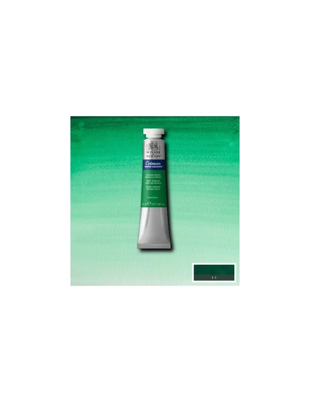 WINSOR & NEWTON ACUARELA COTMAN 21ML VERDE INTENSO Precio Reducido