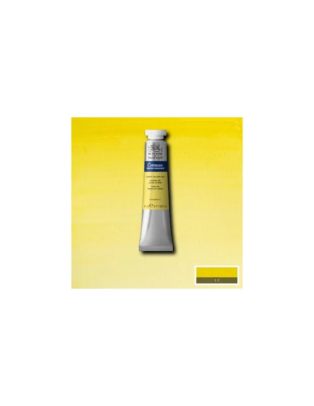 Promoción WINSOR & NEWTON ACUARELA COTMAN 21ML SOMBRA AMARILLO LIMON