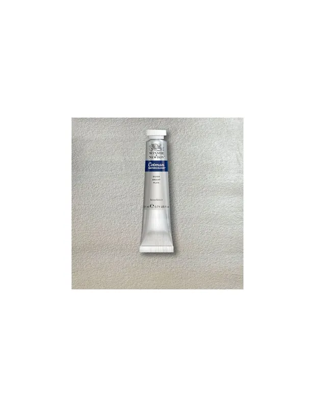 Últimas Unidades WINSOR & NEWTON ACUARELA COTMAN 21ML PLATA