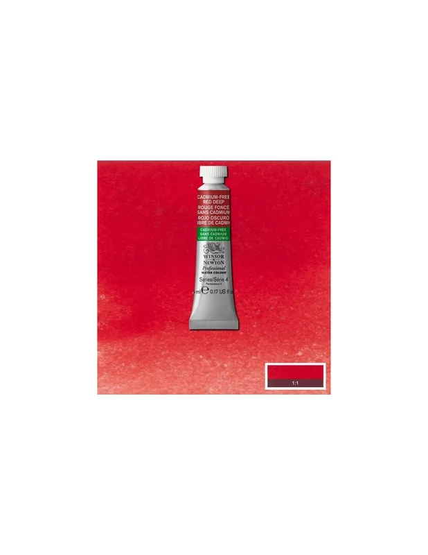 Precio Económico WINSOR & NEWTON TUBO 5ML ROJO OSCURO LIBRE DE CADMIO