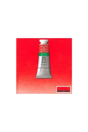 WINSOR & NEWTON TUBO 14ML ROJO LIBRE DE CADMIO Hecho A Mano