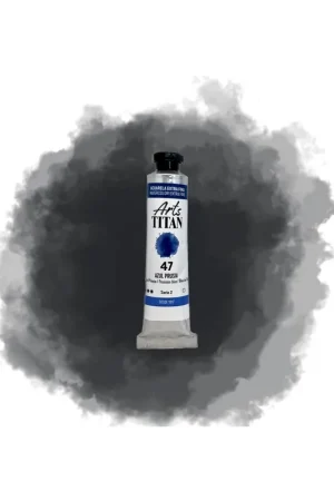 TITAN ACUARELA. 20ML NEGRO HUMO Certificado