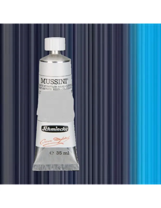 MUSSINI azul oriental transparente Máxima Calidad