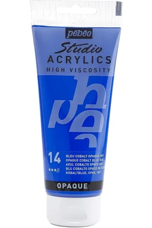 ACRÍLICO FINO STUDIO ACRYLICS 100 ML AZUL COBALTO OPACO Profesional