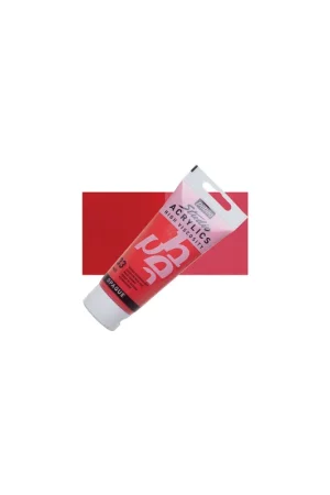 Entrega Rápida ACRÍLICO FINO STUDIO ACRYLICS 100 ML ROJO CADMIO IMITACIÓN