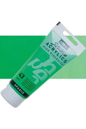 ACRÍLICO FINO STUDIO ACRYLICS 100 ML VERDE CADMIO IMITACIÓN Máxima Calidad