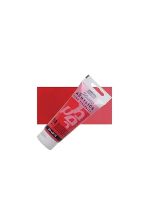 Precio De Fábrica ACRÍLICO FINO STUDIO ACRYLICS 100 ML ROJO CADMIO OSCURO IMIT.