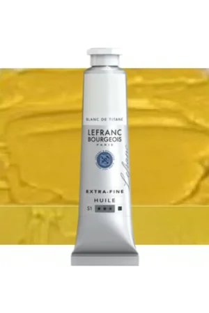 LEFRANC BOURGEOIS ÓLEO EXTRAFINO LEFRANC 40ML TUBO AMARILLO CLARO LIBRE DE CADMIO Máxima Calidad