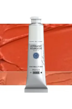 LEFRANC BOURGEOIS ÓLEO EXTRAFINO LEFRANC 40ML TUBO ROJO CLARO LIBRE DE CADMIO Artesanal