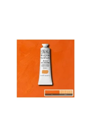 Envío Internacional WINSOR & NEWTON OLEO ARTISTS OIL COLOUR 37ML AMARILLO DE CADMIO NARANJA