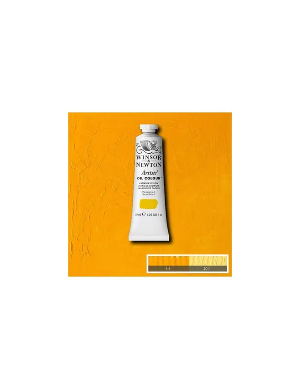 Oferta De Temporada WINSOR & NEWTON OLEO ARTISTS OIL COLOUR 37ML AMARILLO DE CADMIO