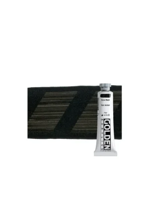 Última Versión ACRILICO ARTIST GOLDEN HB 59ML NEGRO HUESO SERIE 1