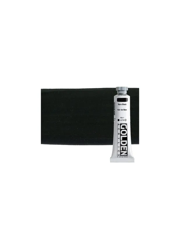 ACRILICO ARTIST GOLDEN HB 59ML NEGRO MARTE SERIE 1 Gran Oferta