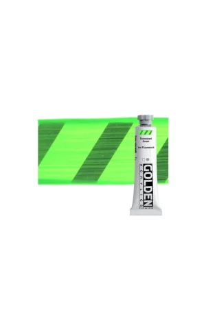 ACRILICO ARTIST GOLDEN HB 59ML VERDE FLUOR SERIE 5 Alta Calidad