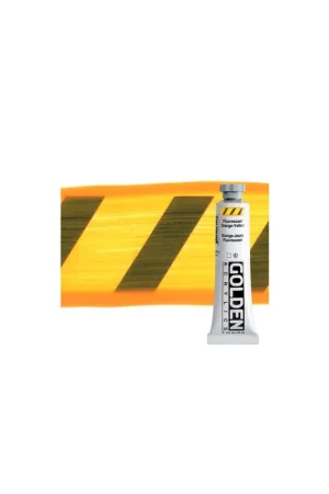 Precio De Oferta ACRILICO ARTIST GOLDEN HB 59ML AMARILLO NARANJA FLUOR SERIE 5