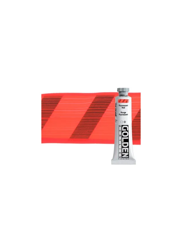 ACRILICO ARTIST GOLDEN HB 59ML ROJO FLUOR SERIE 5 Exclusivo