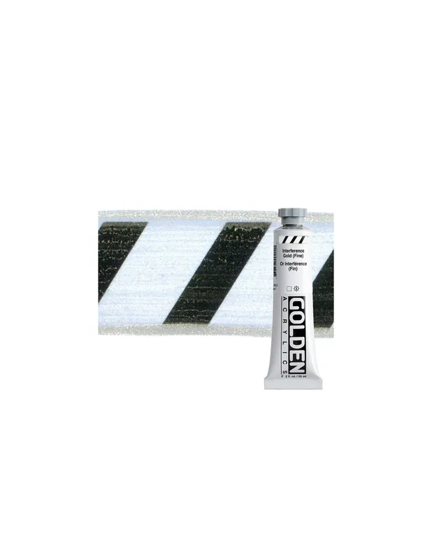 ACRILICO ARTIST GOLDEN HB 59ML ORO INTERFERENCIA SERIE 7 Hecho A Mano