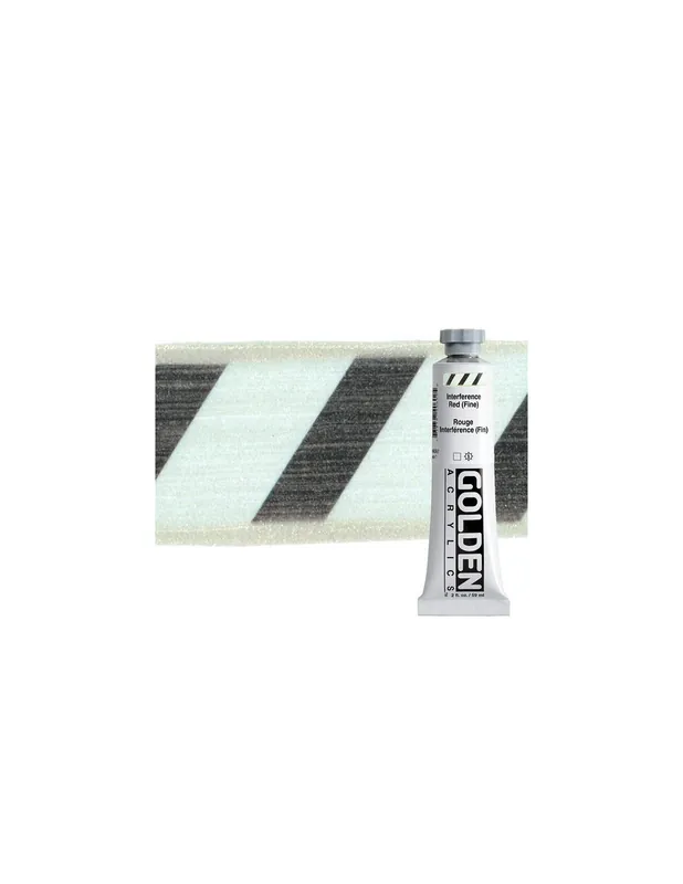 Oferta De Temporada ACRILICO ARTIST GOLDEN HB 59ML ROJO INTERFERENCIA SERIE 7