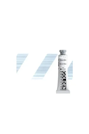 ACRILICO ARTIST GOLDEN HB 59ML BLANCO TITANIO SERIE 1 Marca Reconocida