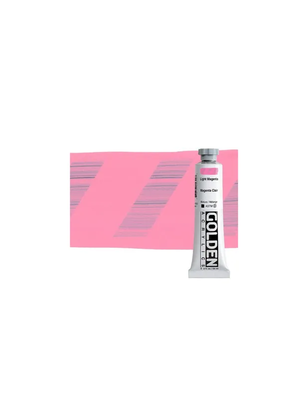 Exclusivo ACRILICO ARTIST GOLDEN HB 59ML MAGENTA CLARO SERIE 2