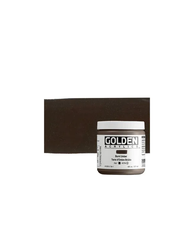ACRILICO ARTIST GOLDEN HB 236ML TIERRA SOMBRA TOSTADA SERIE 1 Mayoreo