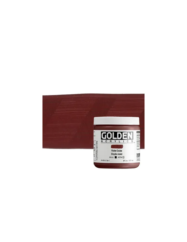 Envío Gratis ACRILICO ARTIST GOLDEN HB 236ML VIOLETA OXIDO SERIE1