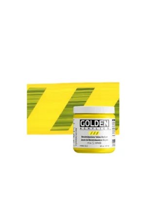 ACRILICO ARTIST GOLDEN HB 236ML AMARILLO BENZAMIZOL MEDIO S3 Lujoso