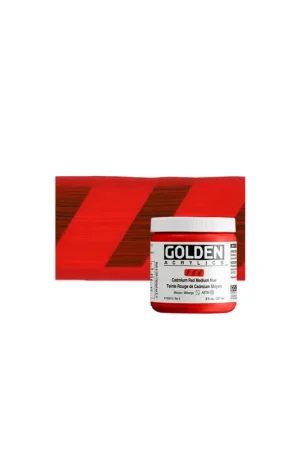 Nueva Colección ACRILICO ARTIST GOLDEN HB 236ML ROJO CADMIO MEDIO SERIE 4