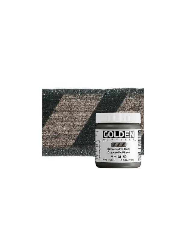 Económico ACRILICO ARTIST GOLDEN HB 236ML MICACEOUS IRON OXIDE SERIE 4