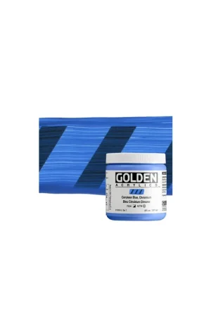 ACRILICO ARTIST GOLDEN HB 236ML AZUL CERULEO CROMO SERIE 7 Stock Limitado