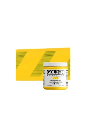 Nuevo Modelo ACRILICO ARTIST GOLDEN HB 236ML AMARILLO CADMIO OSCURO SERIE 7