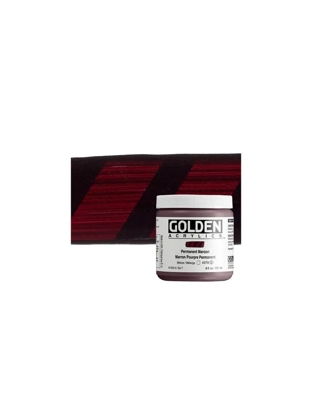 Ordenar Ahora Mismo ACRILICO ARTIST GOLDEN HB 236ML MAROOM PERMANENTE SERIE 7