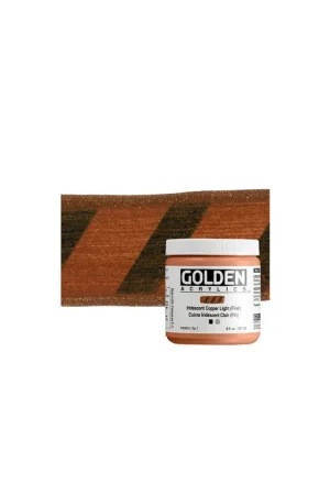 ACRILICO ARTIST GOLDEN HB 236ML IRIDISCENTE COBRE CLARO FINO SERIE 7 De Moda