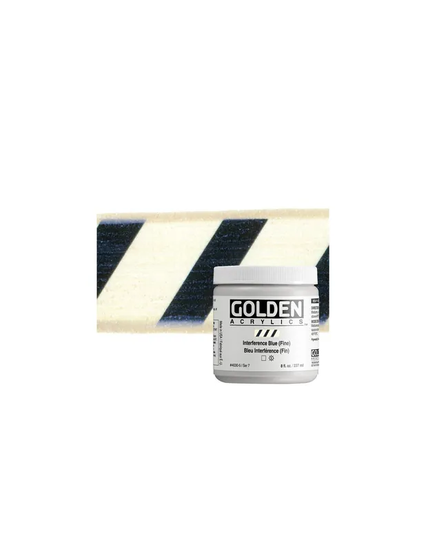 Marca Reconocida ACRILICO ARTIST GOLDEN HB 236ML AZUL INTERFERENCIA SERIE 7