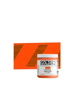 Precio Bajo ACRILICO ARTIST GOLDEN HB 236ML NARANJA PYRROLE SERIE 8