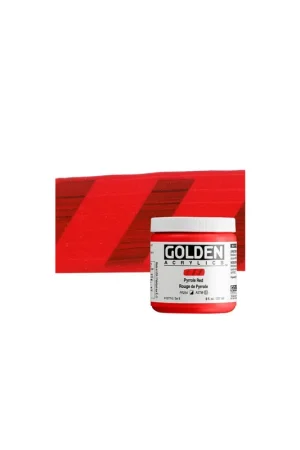 Últimas Unidades ACRILICO ARTIST GOLDEN HB 236ML ROJO PYRROLE SERIE 8