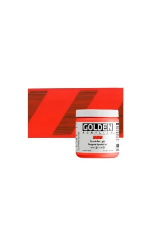 Certificado ACRILICO ARTIST GOLDEN HB 236ML ROJO PYRROLE CLARO SERIE 8