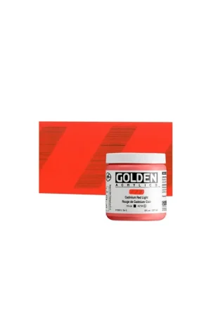 Súper Precio ACRILICO ARTIST GOLDEN HB 236ML ROJO CADMIO CLARO S9